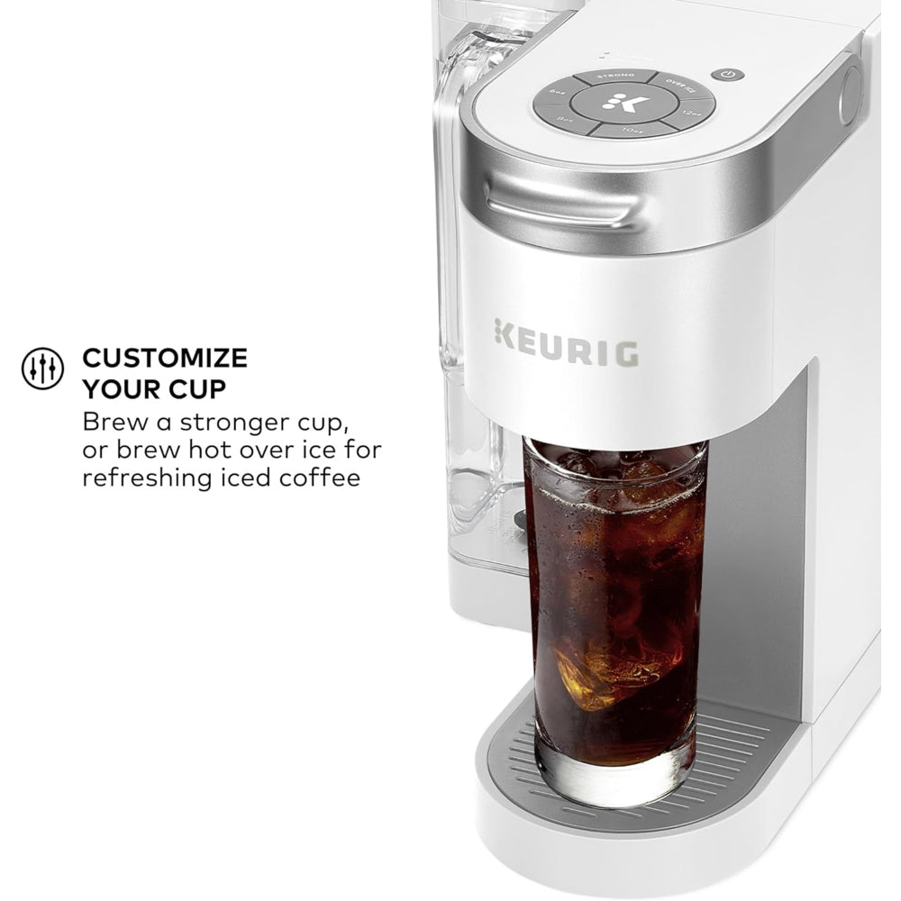 KEURIG K-SUPREME SINGLE SERVE K-CUP POD COFFEE MAKER, MULTISTREAM TECHNOLOGY, WHITE