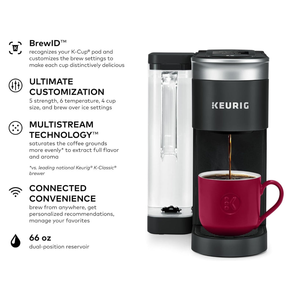 KEURIG K-SUPREME SMART COFFEE MAKER, BLACK