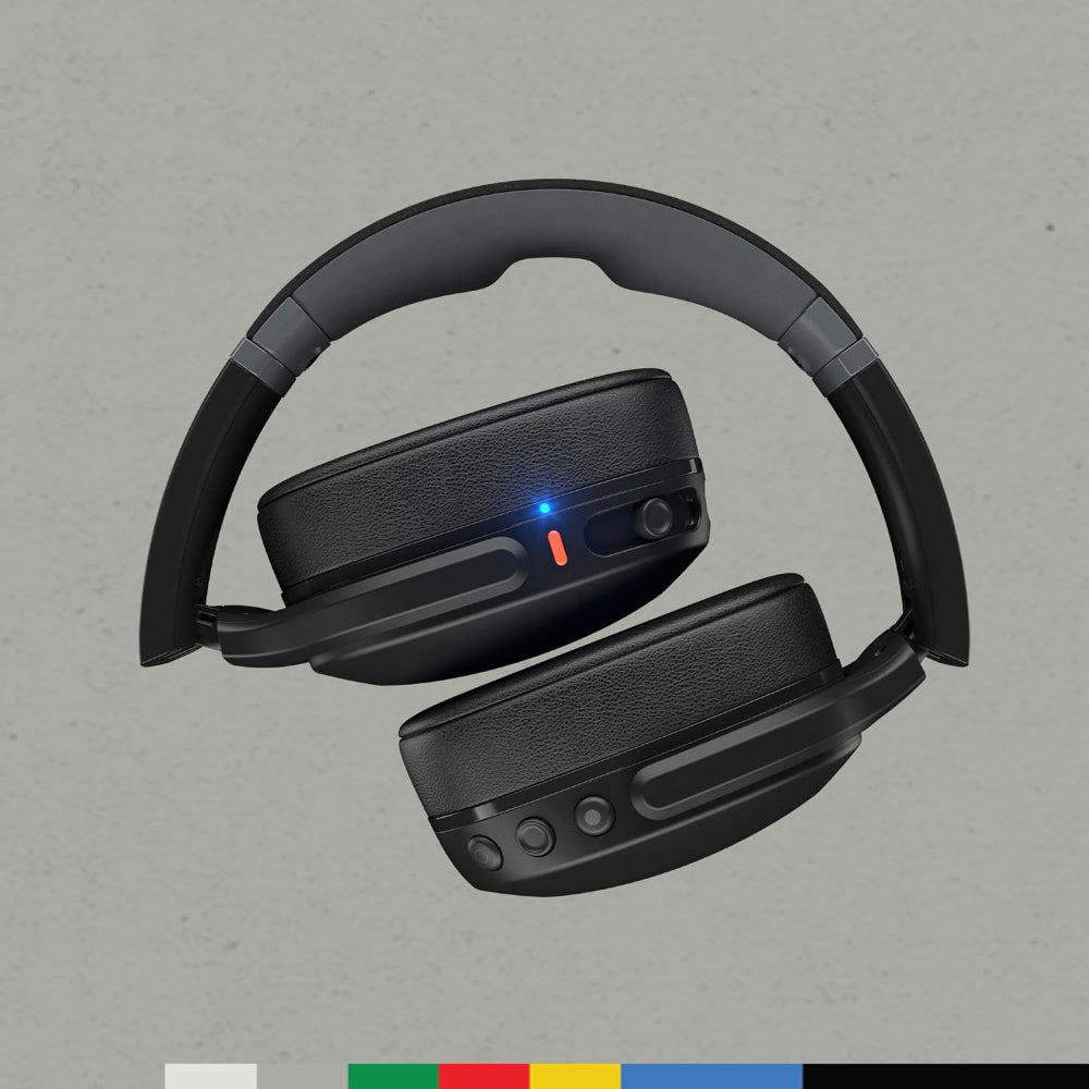 SKULLCANDY CRUSHER EVO OVER-EAR WIRELESS HEADPHONES WITH SENSORY BASS AND EXTRA CHARGING CABLE