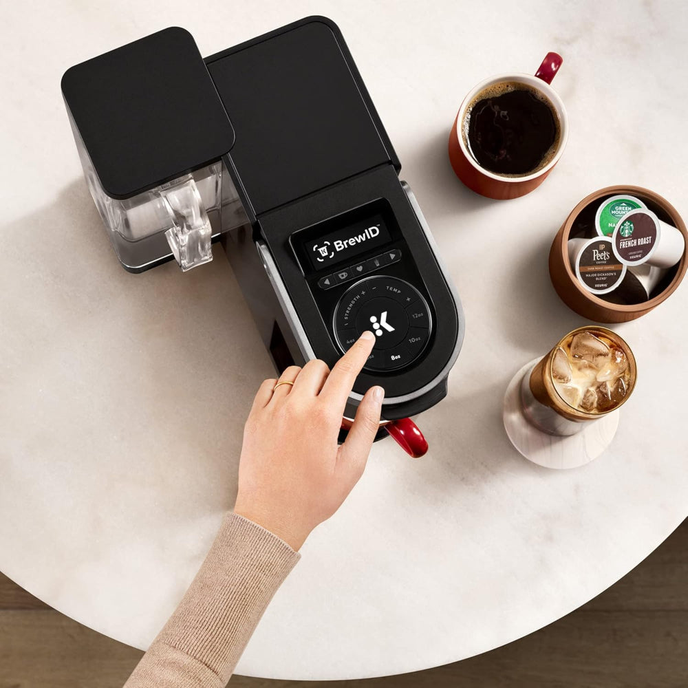 KEURIG K-SUPREME PLUS SMART SINGLE SERVE K-CUP POD COFFEE MAKER, BLACK