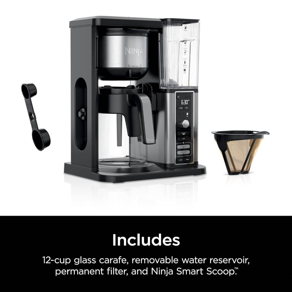 NINJA HOT & ICED XL COFFEE MAKER WITH RAPID COLD BREW, CM371, BLACK
