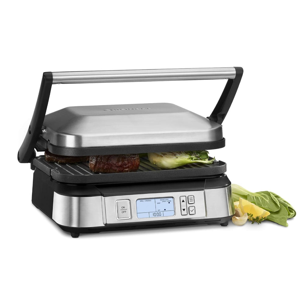 CUISINART GR-6SC CONTACT GRIDDLE WITH SMOKE-LESS MODE