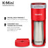 KEURIG K-MINI SINGLE SERVE K-CUP POD COFFEE MAKER, POPPY RED
