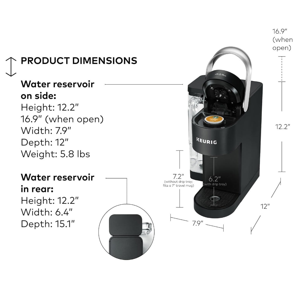 KEURIG K-SUPREME SMART COFFEE MAKER, BLACK