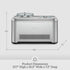 BREVILLE BCI600XL SMART SCOOP ICE CREAM MAKER, SILVER