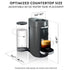 NESPRESSO VERTUO PLUS COFFEE AND ESPRESSO MAKER BY DE'LONGHI, 60 OZ, TITAN