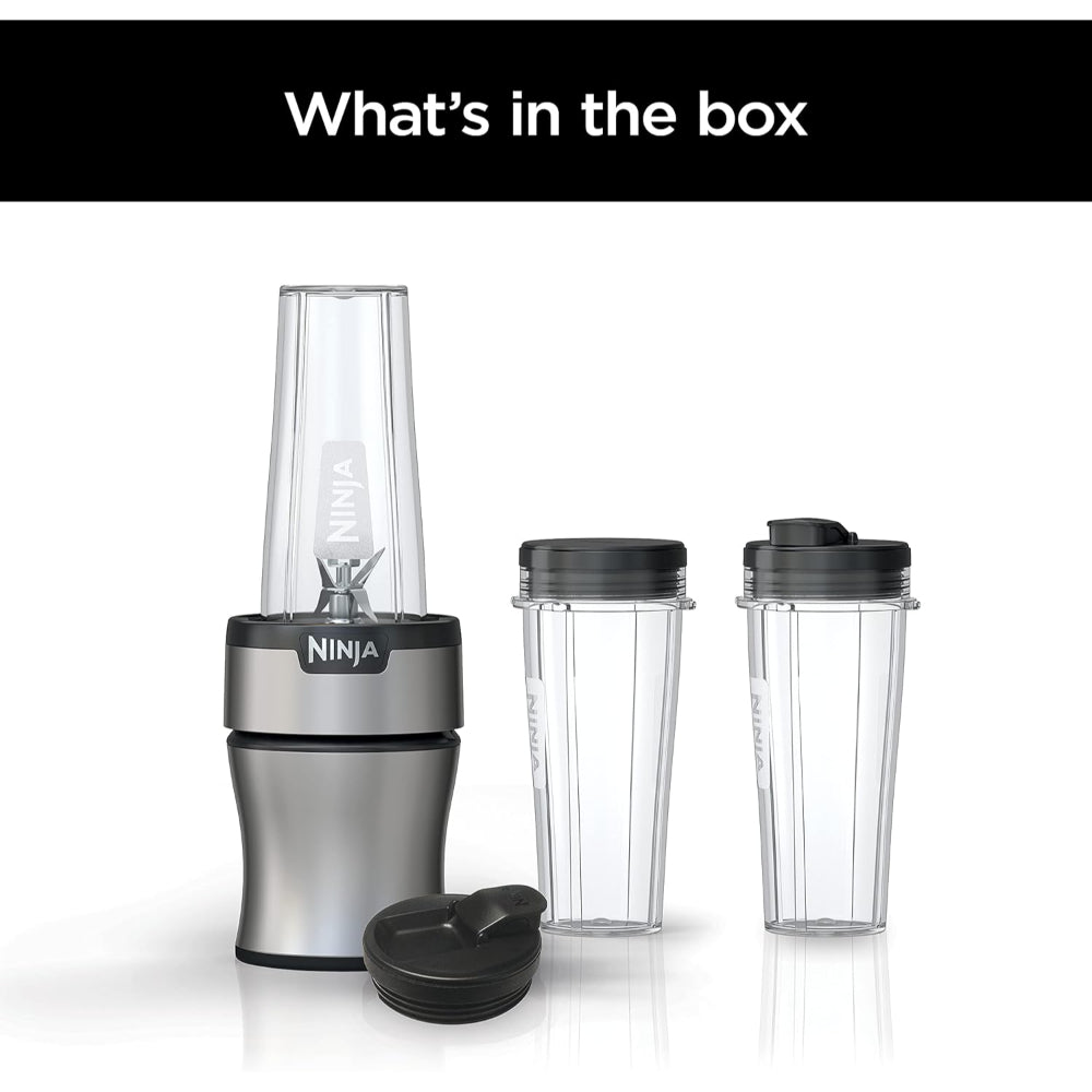 NINJA BN301 NUTRI-BLENDER PLUS COMPACT PERSONAL BLENDER, SILVER