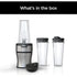 NINJA BN301 NUTRI-BLENDER PLUS COMPACT PERSONAL BLENDER, SILVER