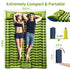 YUZONC DOUBLE SLEEPING PAD - SELF-INFLATING 4" EXTRA-THICK FOR 2 PERSONS