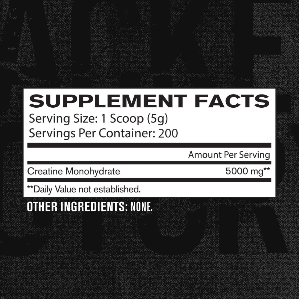 JACKED FACTORY CREATINE MONOHYDRATE POWDER 1000G - CREATINE SUPPLEMENT FOR MUSCLE GROWTH