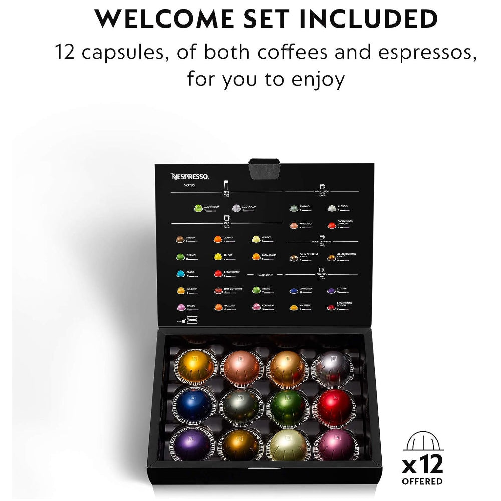 NESPRESSO VERTUO PLUS COFFEE AND ESPRESSO MAKER BY DE'LONGHI, 60 OZ, TITAN