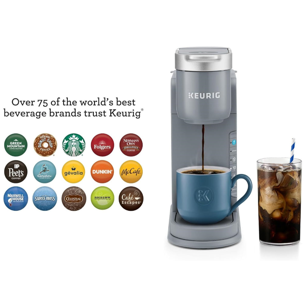 KEURIG K-ICED SINGLE SERVE COFFEE MAKER - BREWS HOT AND COLD - GRAY