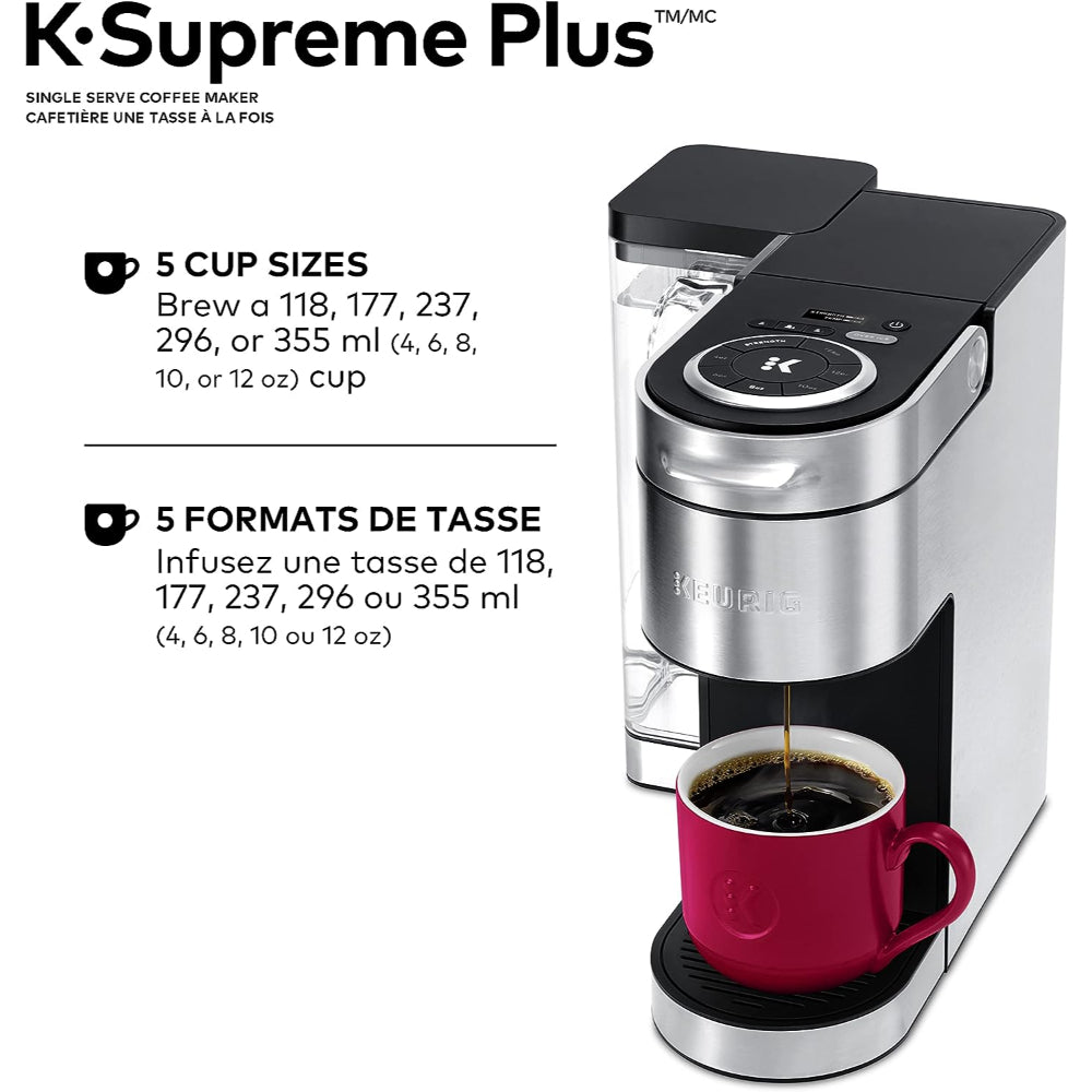 KEURIG K-SUPREME PLUS SINGLE SERVE K-CUP POD COFFEE MAKER