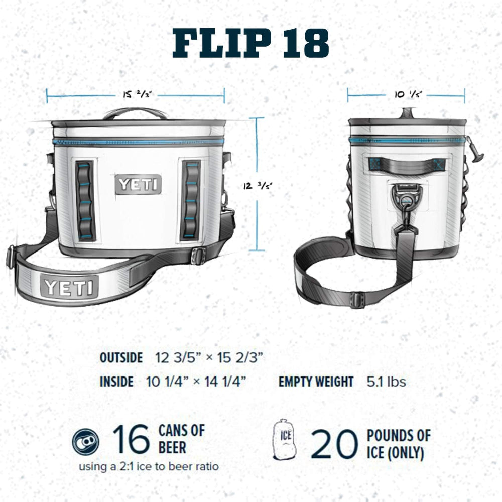 YETI HOPPER FLIP 18 PORTABLE SOFT COOLER