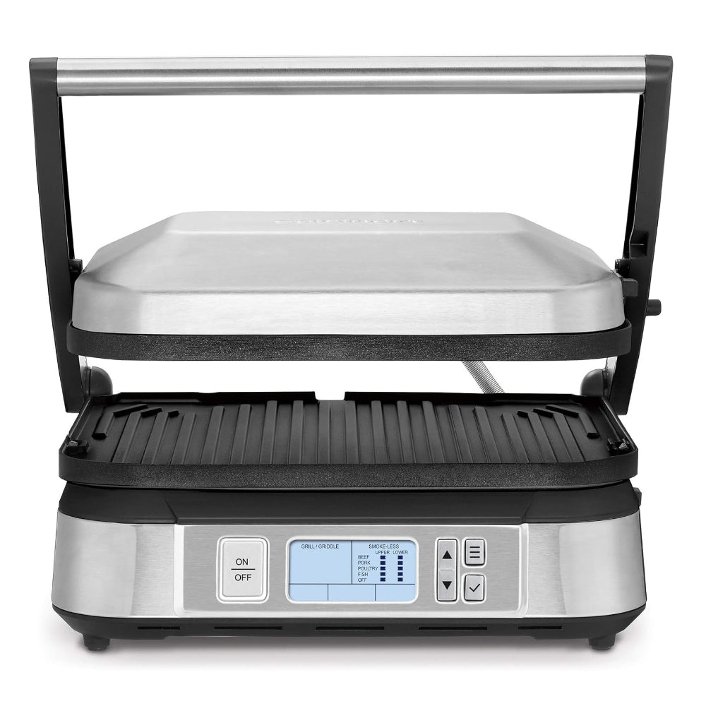 CUISINART GR-6SC CONTACT GRIDDLE WITH SMOKE-LESS MODE