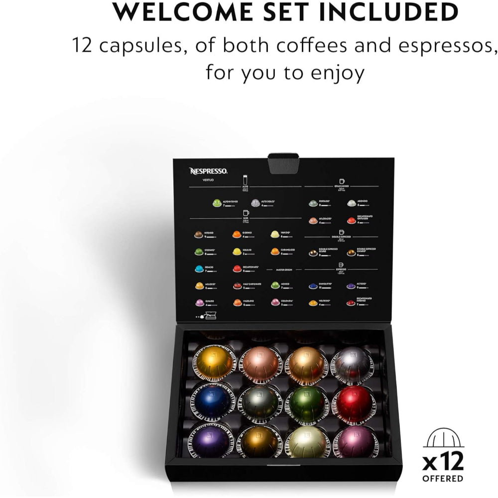 NESPRESSO VERTUOPLUS COFFEE AND ESPRESSO MACHINE BY BREVILLE, 1.1 LITERS, INK BLACK