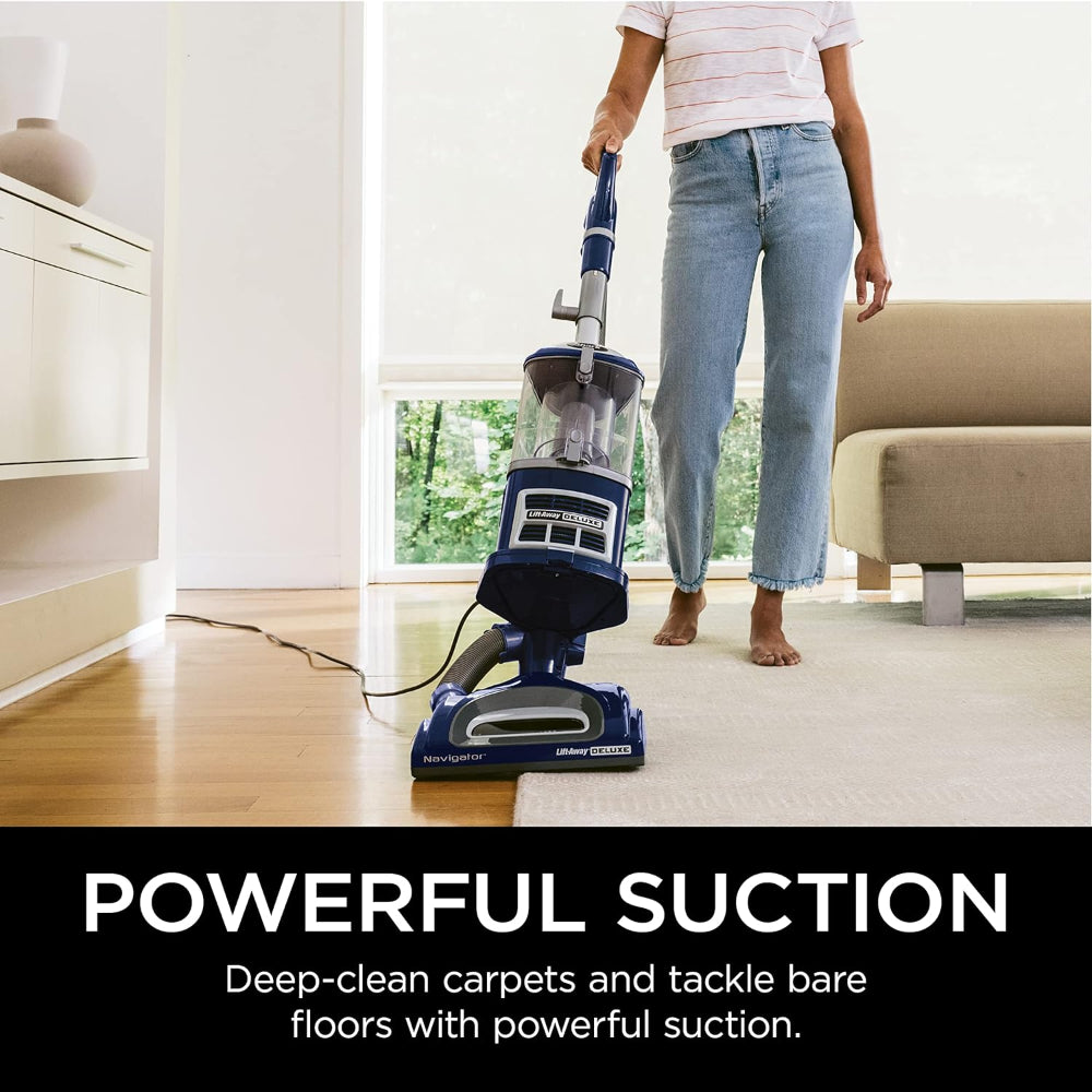 SHARK NV360 NAVIGATOR LIFT-AWAY DELUXE UPRIGHT VACUUM, BLUE