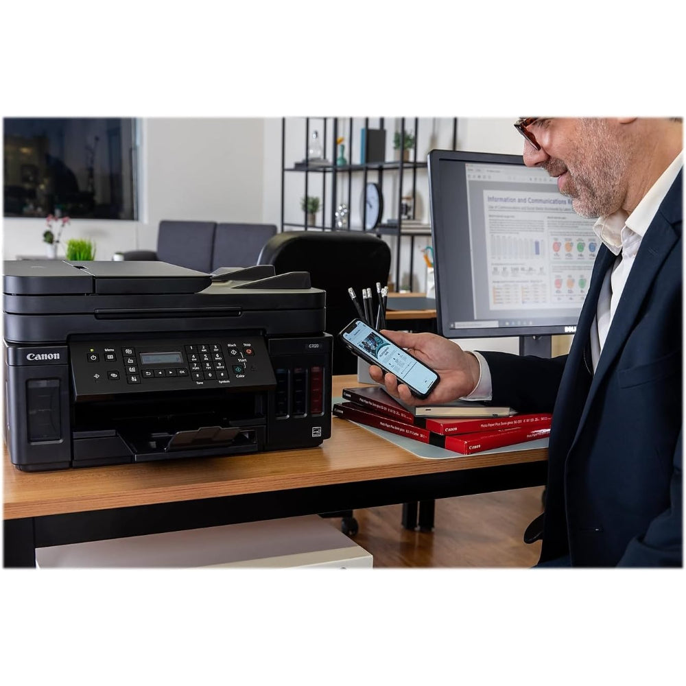 CANON PIXMA G7020 WIRELESS MEGATANK ALL-IN-ONE REFILLABLE INKJET PRINTER