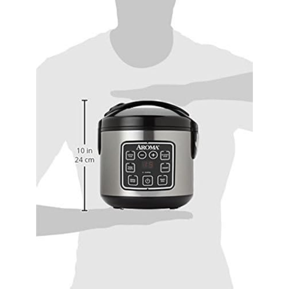 AROMA ARC-914SBD 8-CUP (COOKED) DIGITAL RICE COOKER AND FOOD STEAMER