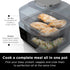 NINJA SF301 SPEEDI RAPID COOKER & AIR FRYER, 6-QT CAPACITY – SEA SALT GRAY