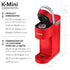 KEURIG K-MINI SINGLE SERVE K-CUP POD COFFEE MAKER, POPPY RED