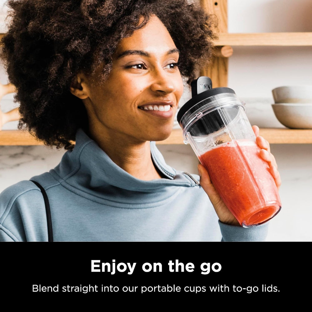 NINJA BN301 NUTRI-BLENDER PLUS COMPACT PERSONAL BLENDER, SILVER