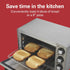 HAMILTON BEACH COUNTERTOP TOASTER OVEN & PIZZA MAKER, STAINLESS STEEL (31401)