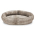 LARGE HUMAN DOG BED WITH BLANKET, BROWN