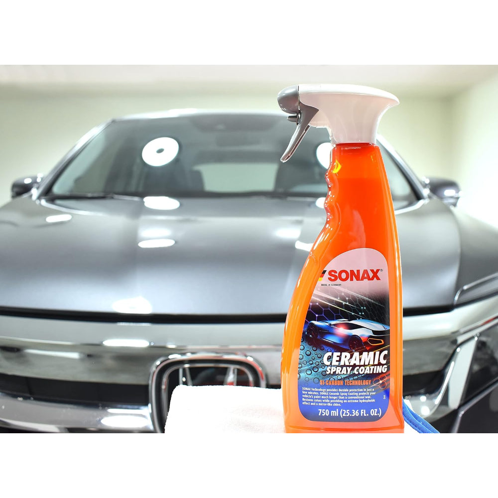 SONAX 257400 CERAMIC SPRAY COATING, 750ML, WHITE
