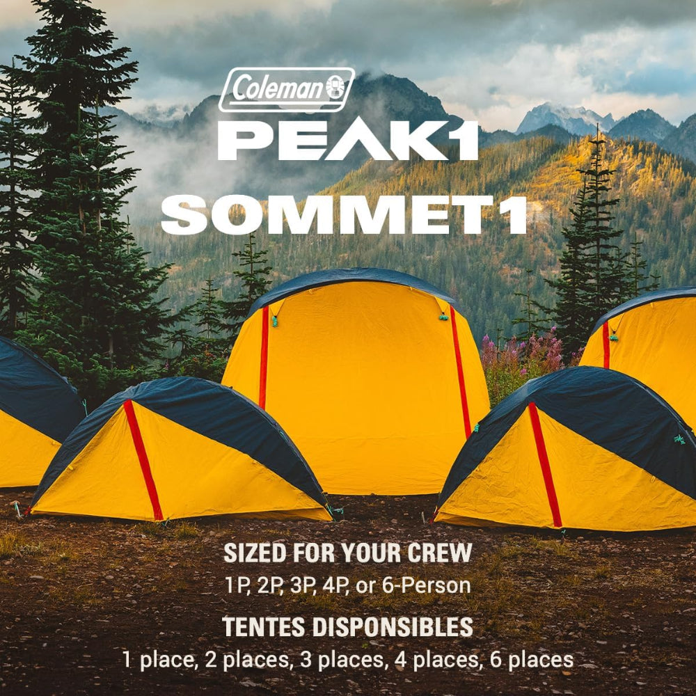 COLEMAN PEAK1 PREMIUM BACKPACKING 6-PERSON TENT