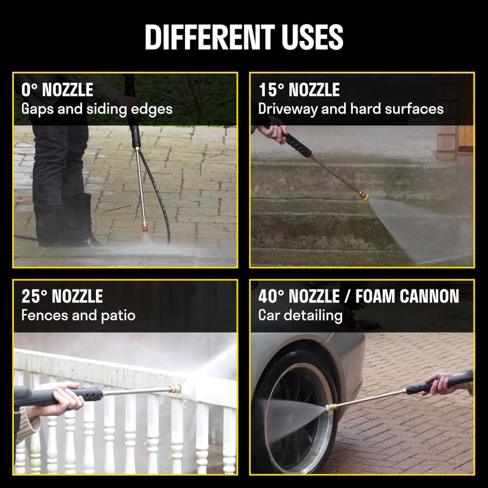 ACTIVE 2.3 ELECTRIC PRESSURE WASHER WITH 2.3 GPM & POWER WASH OUTPUT