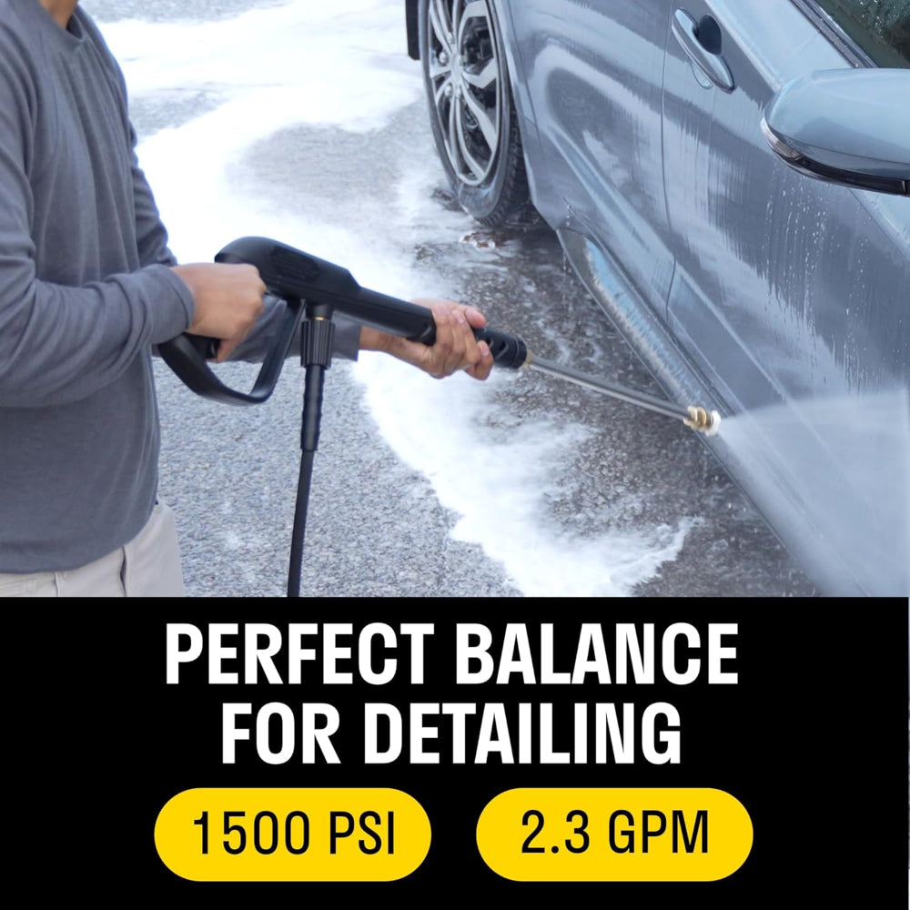 ACTIVE 2.3 ELECTRIC PRESSURE WASHER WITH 2.3 GPM & POWER WASH OUTPUT
