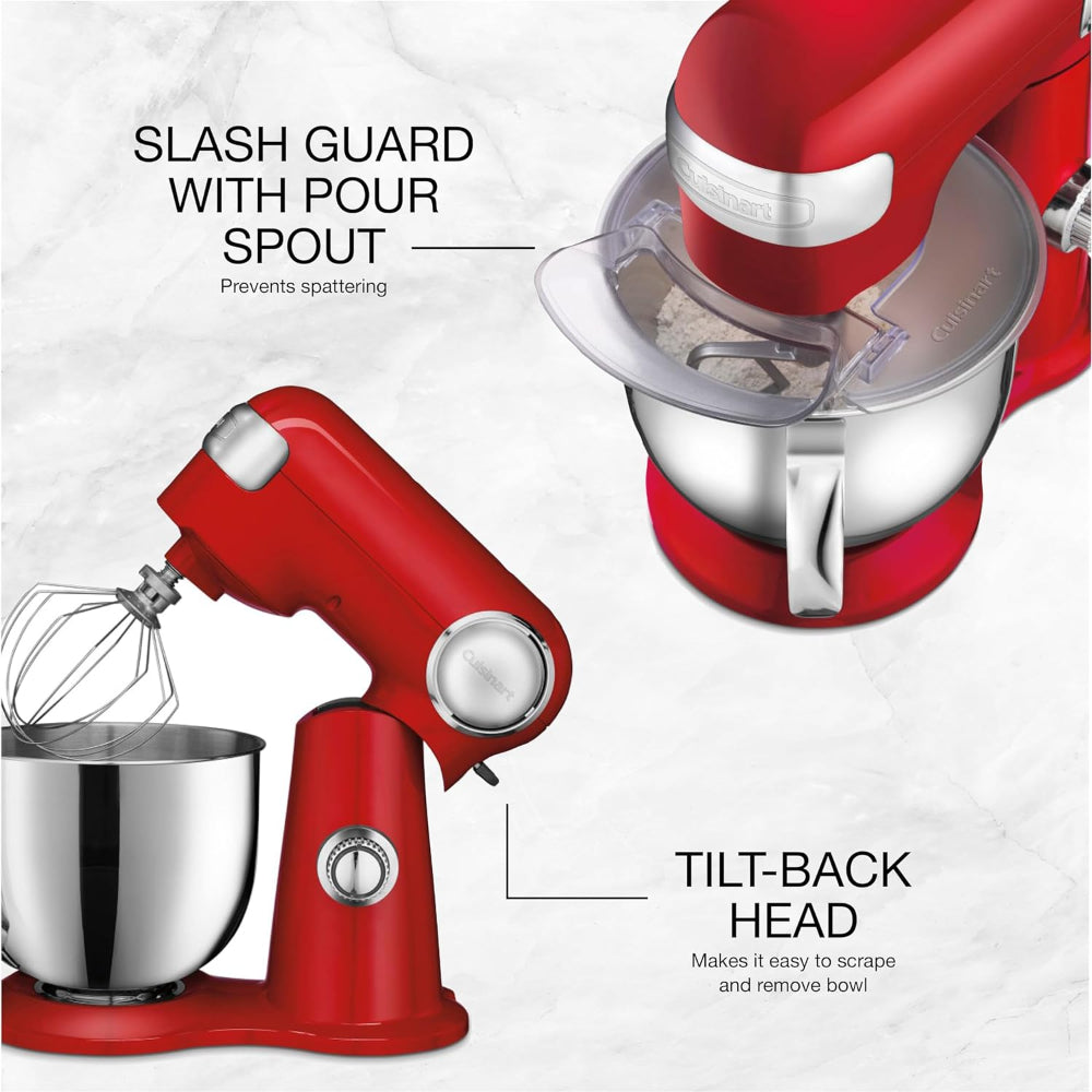 CUISINART SM-50R PRECISION MASTER 5.5 QT STAND MIXER, RED