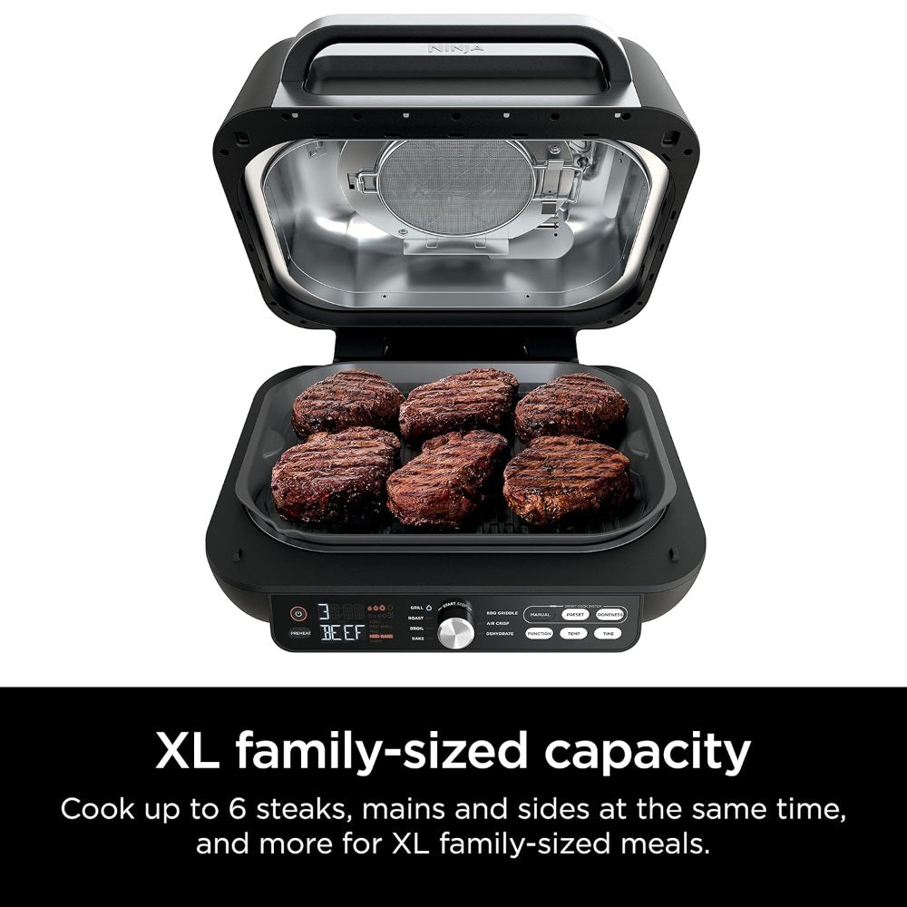 NINJA IG651 FOODI SMART XL PRO 7-IN-1 INDOOR GRILL / GRIDDLE COMBO, BLACK