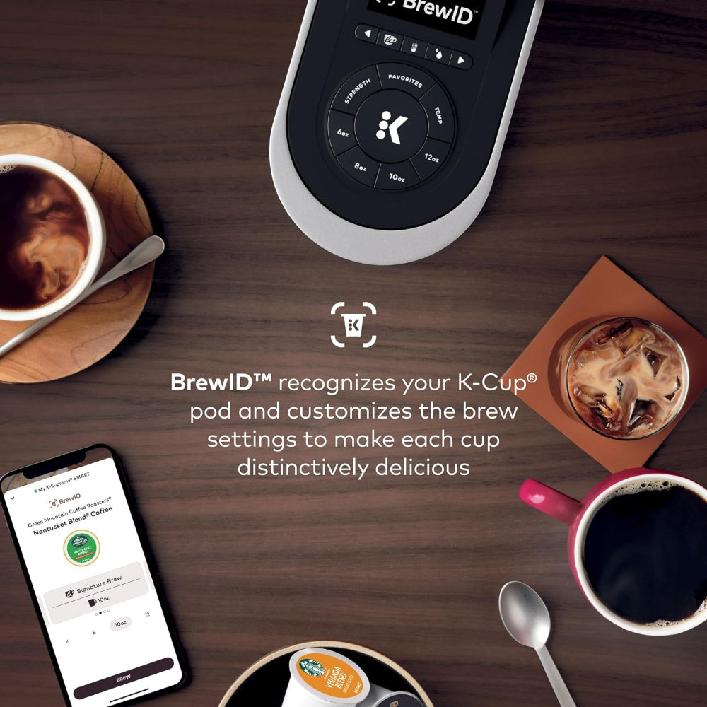 KEURIG K-SUPREME SMART COFFEE MAKER, BLACK