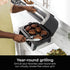 NINJA DG551 FOODI SMART XL 6-IN-1 INDOOR GRILL WITH FOODI SMART THERMOMETER