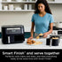 NINJA DZ090 FOODI 6 QUART 5-IN-1 DUALZONE 2-BASKET AIR FRYER, BLACK