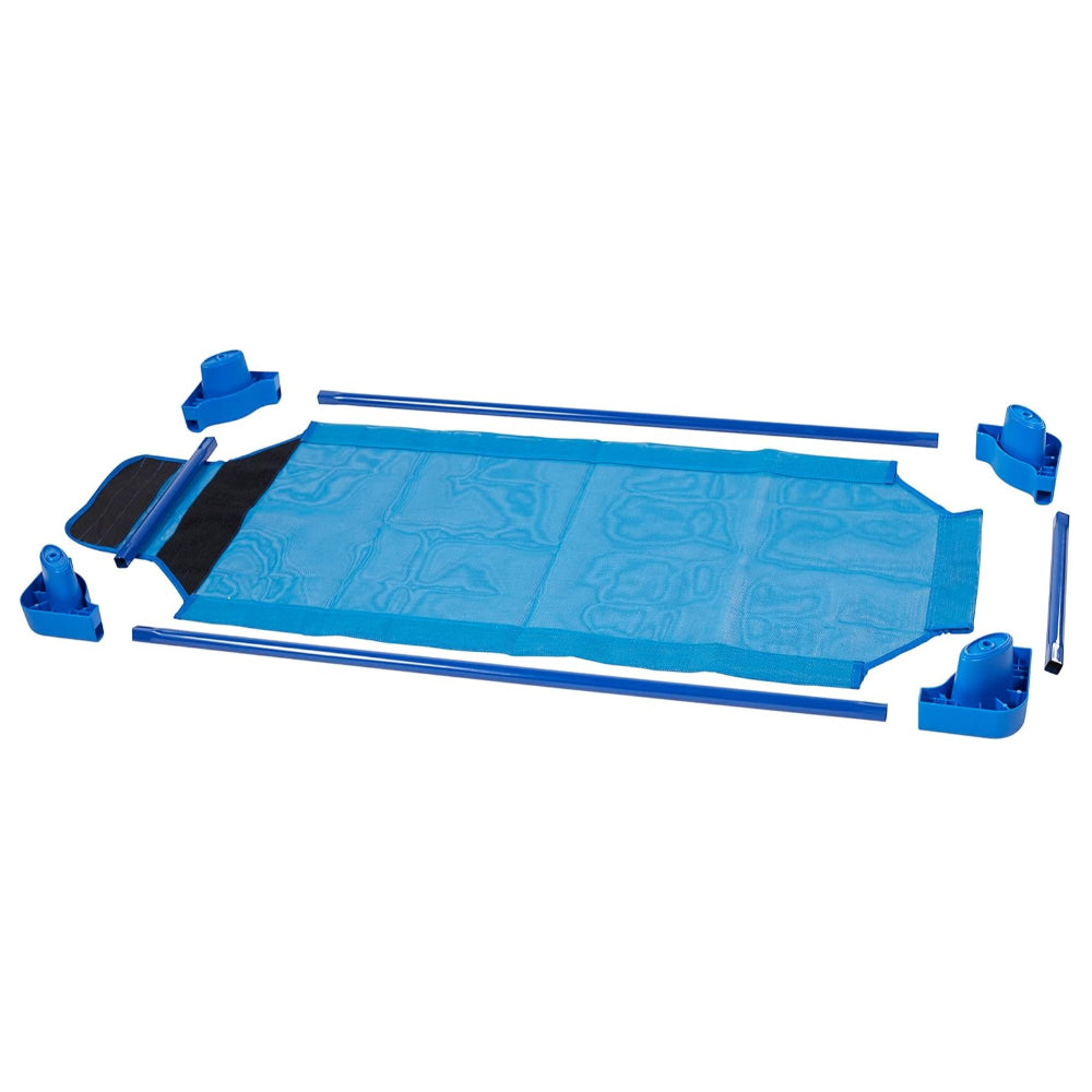 ECR4KIDS ELR-16114 TODDLER NAPTIME COT, STACKABLE (SET OF 6), BLUE