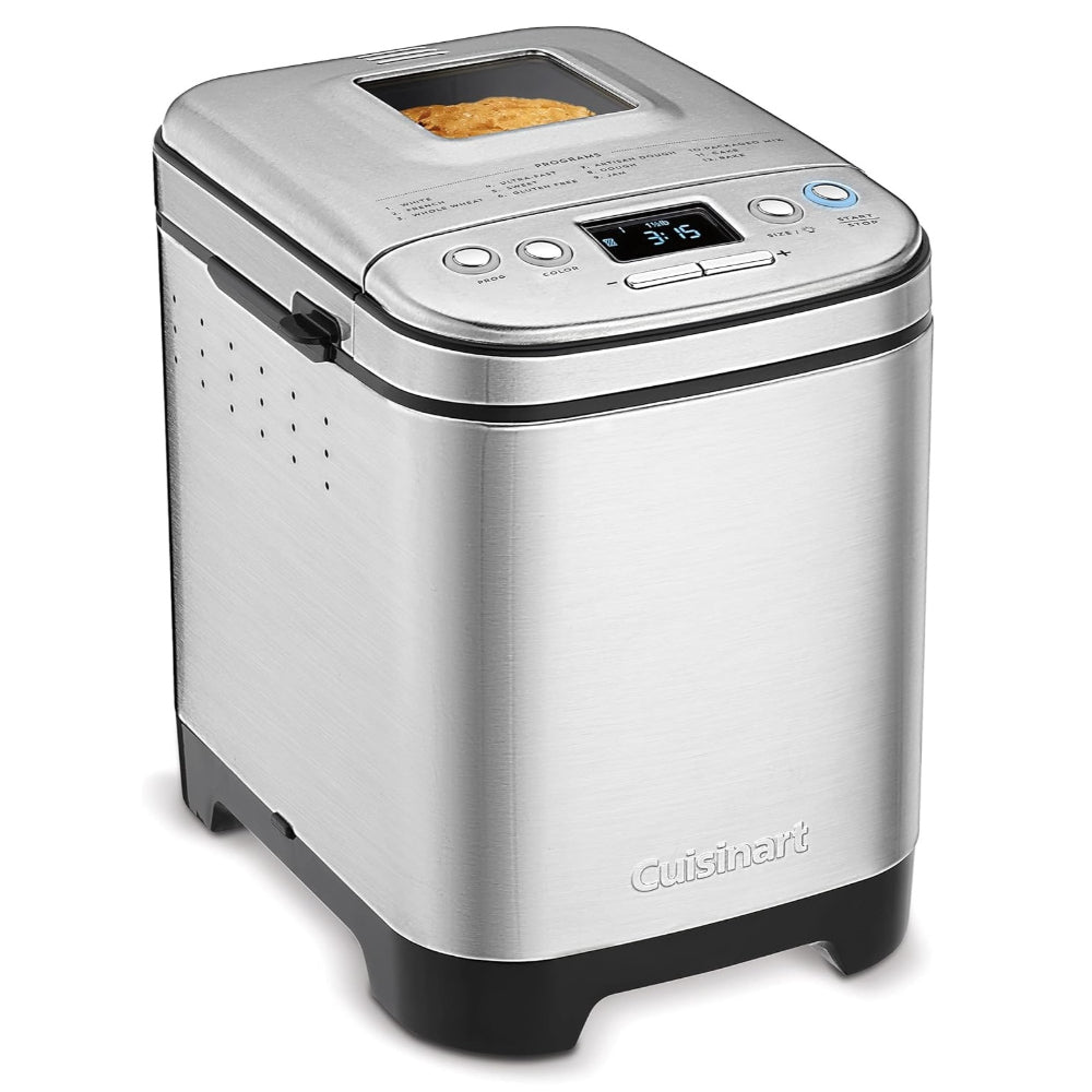 CUISINART CBK-110C COMPACT AUTOMATIC BREAD MAKER, STAINLESS STEEL