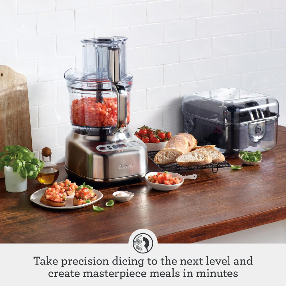 BREVILLE PARADICE 16-CUP FOOD PROCESSOR, BFP838, STAINLESS STEEL