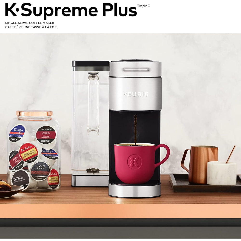 KEURIG K-SUPREME PLUS SINGLE SERVE K-CUP POD COFFEE MAKER