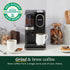 CUISINART DGB-2 SINGLE SERVE COFFEE MAKER + COFFEE GRINDER, 48 OZ, BLACK