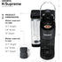 KEURIG K-SUPREME SINGLE SERVE K-CUP POD COFFEE MAKER, MULTISTREAM TECHNOLOGY, BLACK / GRAY