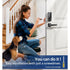 PHILIPS FINGERPRINT DOOR LOCK, KEYLESS ENTRY - SATIN NICKEL