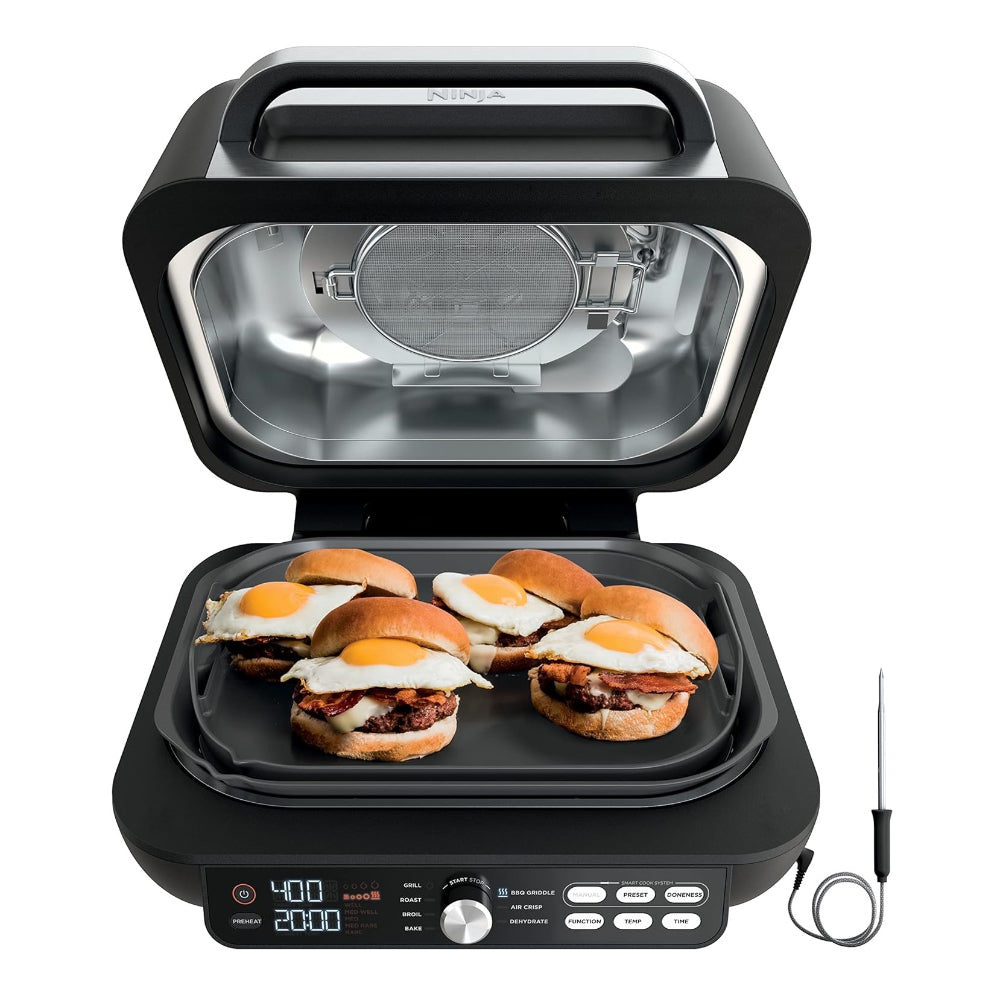 NINJA IG651 FOODI SMART XL PRO 7-IN-1 INDOOR GRILL / GRIDDLE COMBO, BLACK
