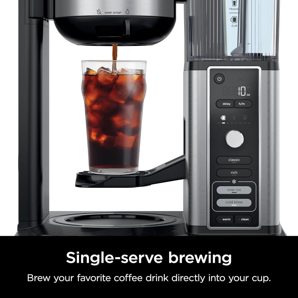 NINJA HOT & ICED XL COFFEE MAKER WITH RAPID COLD BREW, CM371, BLACK