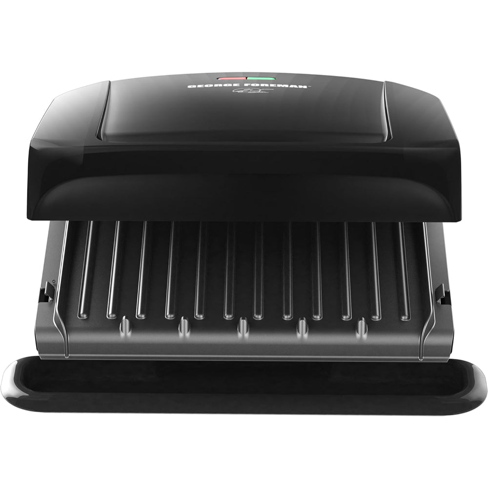 GEORGE FOREMAN GRP1060B 4 SERVING REMOVABLE PLATE GRILL, BLACK