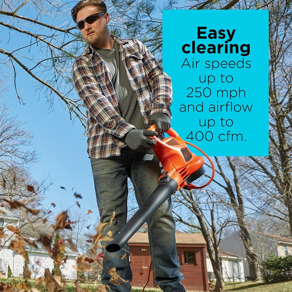 BLACK+DECKER BACK PACK LEAF BLOWER VACUUM AND MULCHER (BEBL7000)
