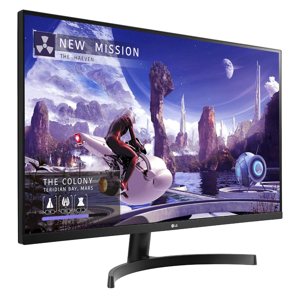 LG QHD 32-INCH COMPUTER MONITOR 32QN600-B, IPS WITH HDR 10 COMPATIBILITY, BLACK