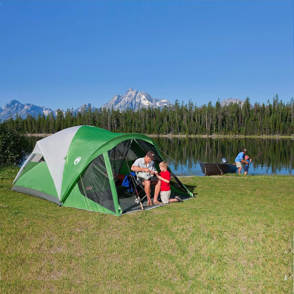 COLEMAN EVANSTON 6 SCREENED TENT